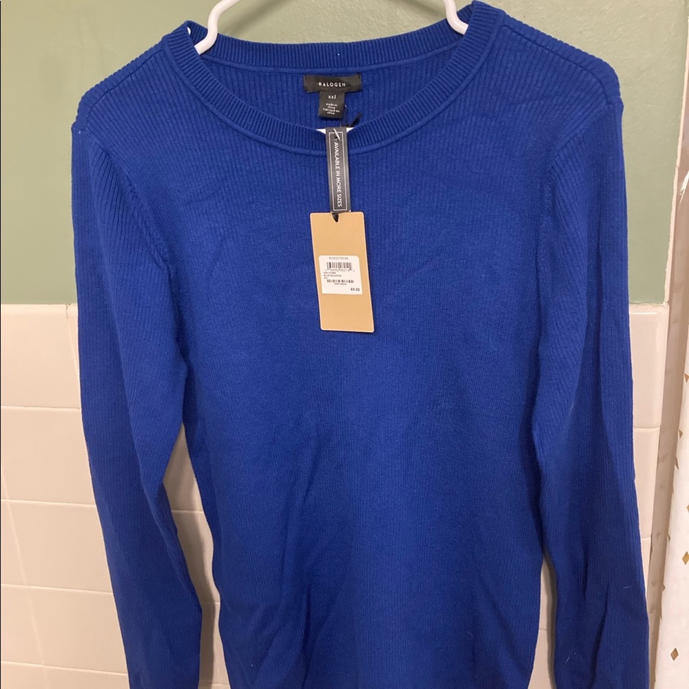 NWT blue sweater
